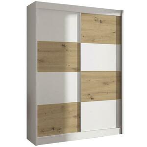 Szekrény DUO 150 fehér/artisan kép