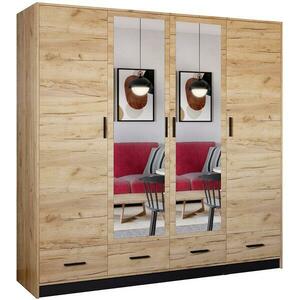 Szekrény Sophie 200 craft/fekete kép