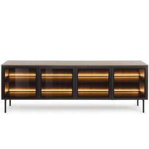 Rtv Lumi 181 4d + Led Tölgy Dunin + Fekete kép