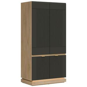 Szekrény 2d Milton Ml08 tölgy Crem Torro Antracit kép