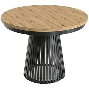 Összecsukható asztal Garda fekete/Artisan kép