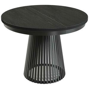 Összecsukható asztal Garda fekete/Fekete fa kép