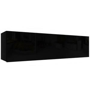 Függő szekrény Izumi-33-BL fekete mat/fényes kép