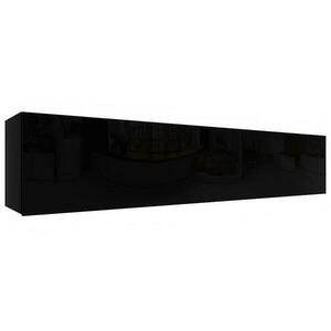 Függő szekrény Izumi-34-BL fekete mat/ fényes kép