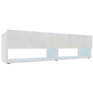 Szekrény RTV Izumi 140 WH fehér mat/fényes kép