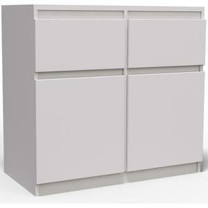 Komód Merg 2S2F fehér kép