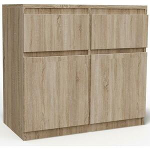 Komód Merg 2S2F sonoma kép