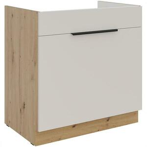 Konyhaszekrény Solea cashmere/artisan 80ZL 1S BB kép