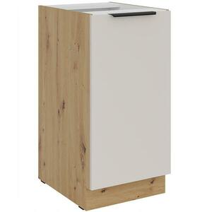 Konyhaszekrény Solea cashmere/artisan 40D 1F BB kép