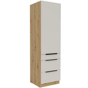 Konyhaszekrény Solea cashmere/artisan 60DKS-210 1F 3S kép