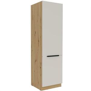 Konyhaszekrény Solea cashmere/artisan 60LO-210 2F kép