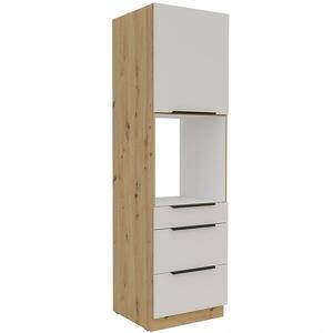 Konyhaszekrény Solea cashmere/artisan 60DPS-210 1F 3S kép