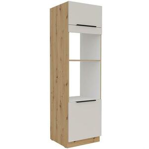 Konyhaszekrény Solea cashmere/artisan 60DPM-210 2F kép