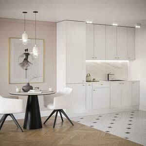 Konyhabútor Luxeo 250 Fehér/vékony keret White Set 1 kép