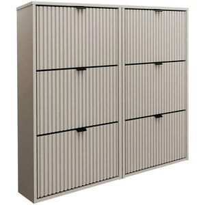 Cipőszekrény Laro Ii Álló Kasmír/Kasmír/ Fekete kép