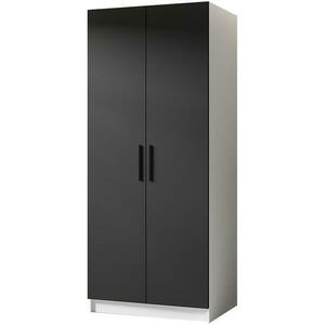 Szekrény Gold 2d Fehér/Fekete kép