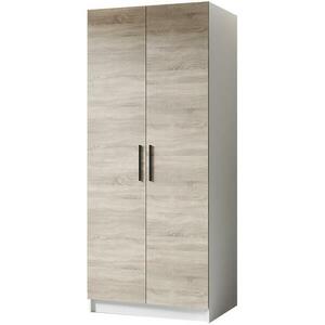 Szekrény Gold 2d Fehér/Tölgy Sonoma kép