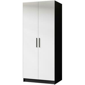 Szekrény Gold 2d Fekete/Fehér kép