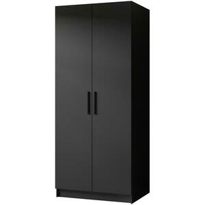 Szekrény Gold 2d Fekete/Fekete kép