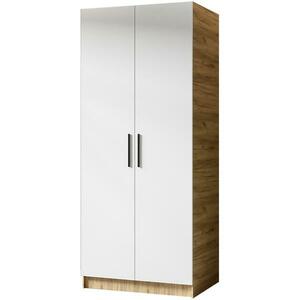 Szekrény Gold 2d Tölgy Craft Aranysárga/Fehér kép