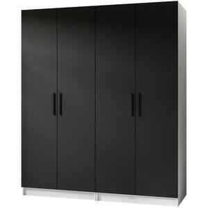 Szekrény X2 Gold 2d Fehér/Fekete kép