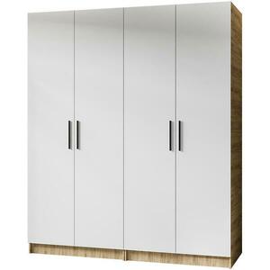 Szekrény X2 Gold 2d Tölgy Craft Aranysárga/Fehér kép