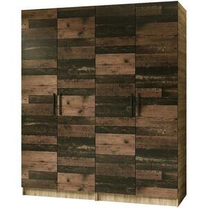 Szekrény X2 Gold 2d Tölgy Craft Aranysárga/Old Style kép