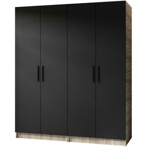 Szekrény X2 Gold 2d Tölgy Sonoma/Fekete kép