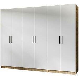 Szekrény X3 Gold 2d Tölgy Craft Aranysárga/Fehér kép