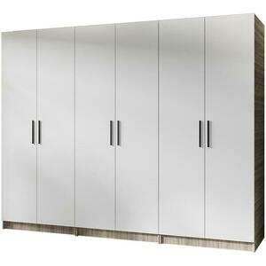 Szekrény X3 Gold 2d Tölgy Sonoma/Fehér kép