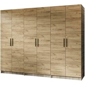 Szekrény X3 Gold 2d Tölgy Sonoma/Tölgy Craft Aranysárga kép