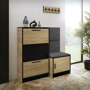 Cipőszekrény Kpl Foli Craft + Szürke (ITAKA 50) kép