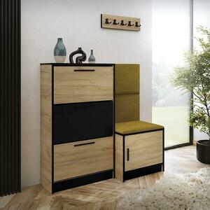 Cipőszekrény Kpl Foli Craft + Sárga (KRONOS 01) kép