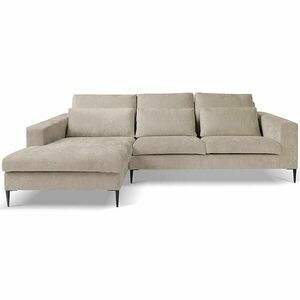 Sarokgarnitúra szett Roma Mini Sereno 682 fényes bézs L kép