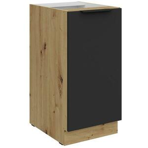 Konyhaszekrény Aria-Bl/Ar Anti Fingerprint 40d 1f Bb kép