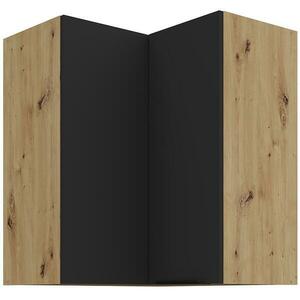 Konyhaszekrény Aria-Bl/Ar Anti Fingerprint 60x60 Gn-72 2f (90°) kép