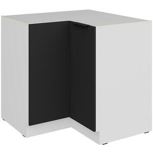 Konyhaszekrény Aria-Bl/Wh Anti Fingerprint 90x90 Dn 2f Bb kép