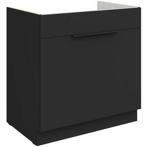 Konyhaszekrény Aria-Bl/Bl Anti Fingerprint 80zl 1s Bb kép