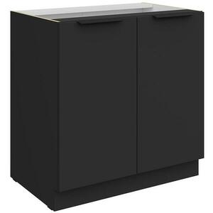 Konyhaszekrény Aria-Bl/Bl Anti Fingerprint 80d 2f Bb kép