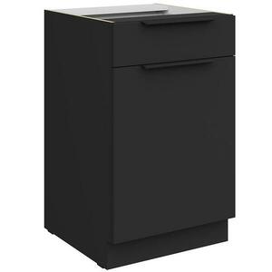 Konyhaszekrény Aria-Bl/Bl Anti Fingerprint 50d 1f 1s Bb kép