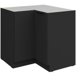 Konyhaszekrény Aria-Bl/Bl Anti Fingerprint 90x90 Dn 2f Bb kép