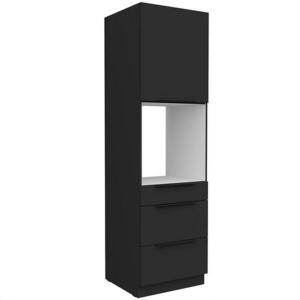 Konyhaszekrény Aria-Bl/Bl Anti Fingerprint 60dps-210 1f 3s kép