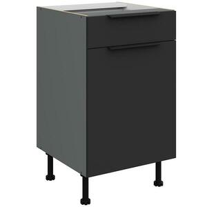 Konyhaszekrény Aria-Bl/Ant Anti Fingerprint 50d 1f 1s Bb kép