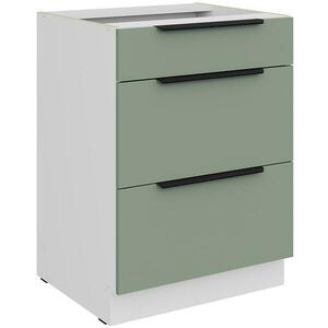 Konyhaszekrény Aria-Sa/Wh Anti Fingerprint 60d 3s Bb kép