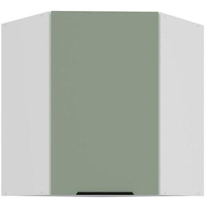 Konyhaszekrény Aria-Sa/Wh Anti Fingerprint 60x60 Gn-72 1f (45°) kép