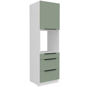 Konyhaszekrény Aria-Sa/Wh Anti Fingerprint 60dps-210 1f 3s kép