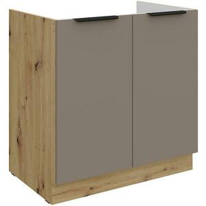 Konyhaszekrény Aria-Ta/Ar Anti Fingerprint 80zl 2f Bb kép