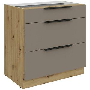 Konyhaszekrény Aria-Ta/Ar Anti Fingerprint 80d 3s Bb kép