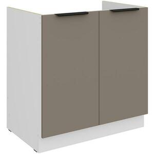 Konyhaszekrény Aria-Ta/Wh Anti Fingerprint 80zl 2f Bb kép