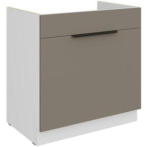 Konyhaszekrény Aria-Ta/Wh Anti Fingerprint 80zl 1s Bb kép